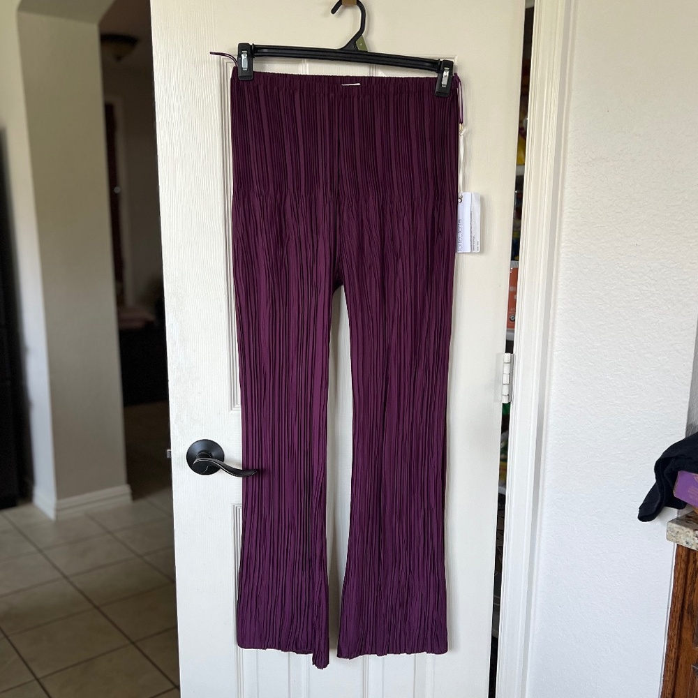 Forte Forte Plisse Straight Trousers